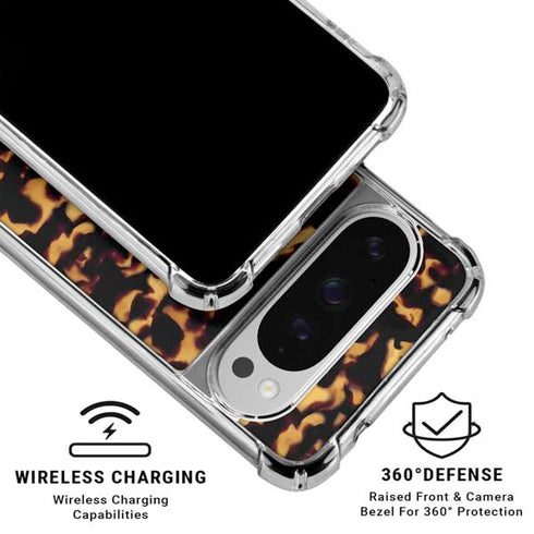 Tortoise Shell Google Pixel 10 Pro XL Clear Case